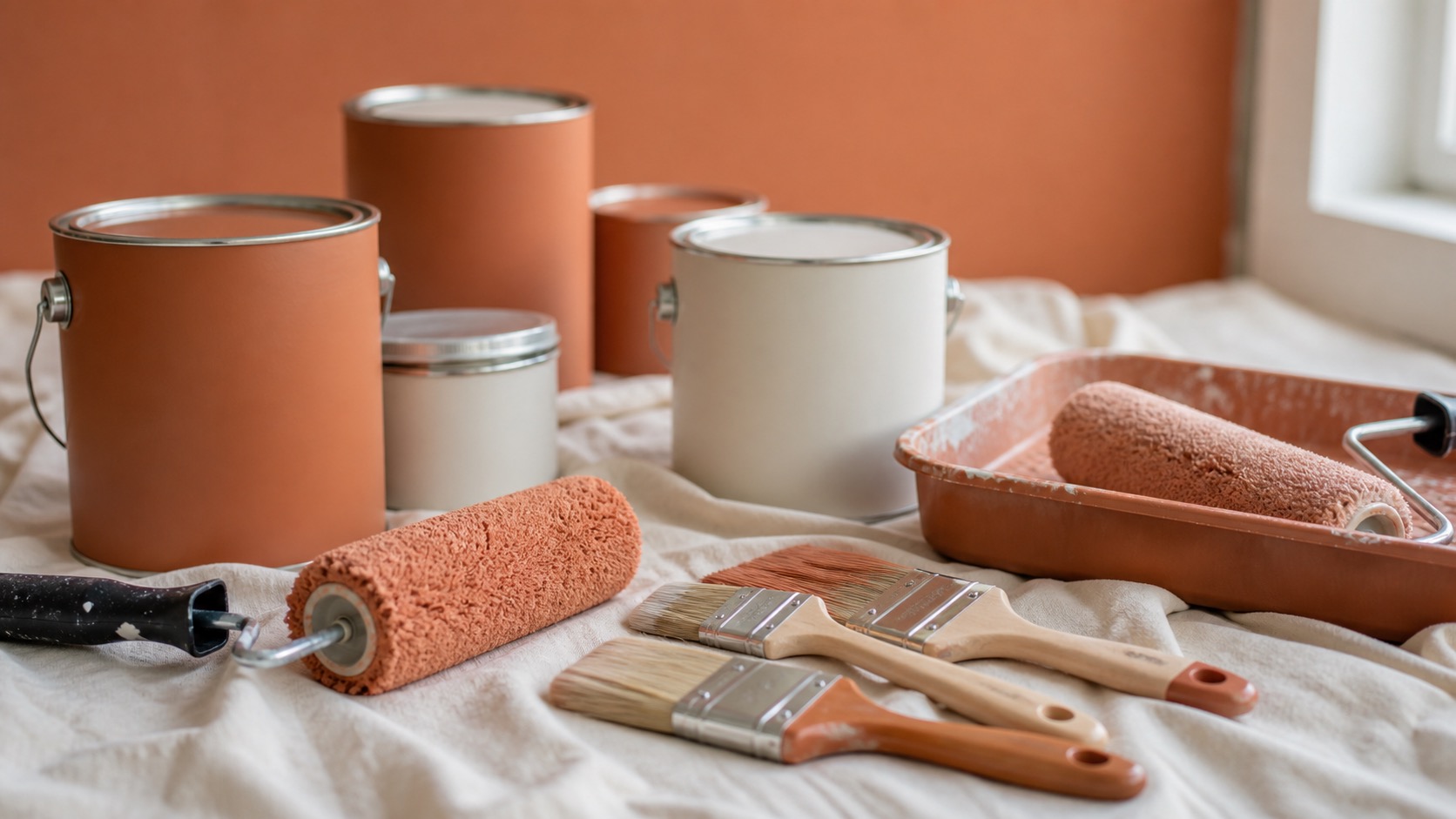 Paint supplies and tools for B&M Painting and Construction painting projects in London, KY